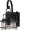 Vaxcel Montauk 1 Light Black Dusk to Dawn Coastal Outdoor Wall Lantern Clear Glass T0629 - alternate 6